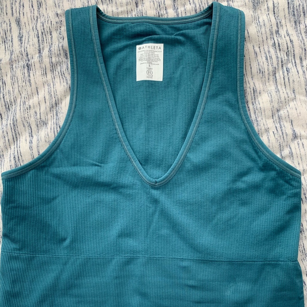 Aurora Crop Rib Tank
